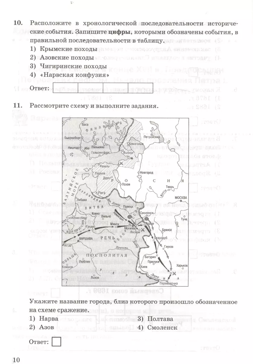 Контрольные работы по истории России. 8 класс. К учебнику под редакцией  А.В. Торкунова 