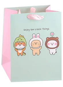 Пакет А5 23*18*10 "Kawaii. Зверюшки" дет., бум.мат.ламинат