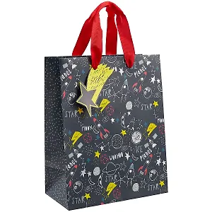 Пакет А5 23*18*10 Космос граффити нейтр., бум.мат.ламинат