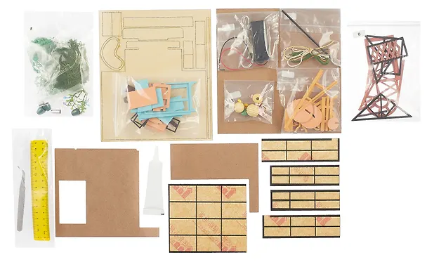 Румбокс MiniHouse DIY "Цветочная оранжерея". Сборная модель (20х20х18) 3062838 — 5