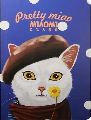 Тетрадь в клетку Languo, Pretty Cat, 40 листов, в ассортименте 239340