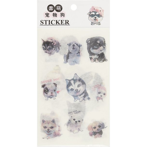 Наклейки «Doggy», 19 х 10 см, 6 листов, Baby Dough 2787828 — 1