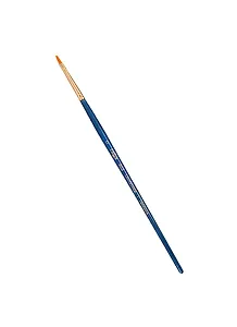 Кисть художественная Галерея, синтетика, плоскоовальная, короткая ручка №0, Гамма