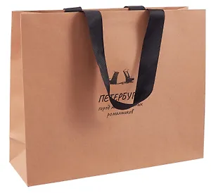 Пакет А4 28*35*11 СПб "Мостг" крафт, горизонт.