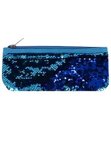 Пенал-косметичка "Пайетки. Синий/голубой"