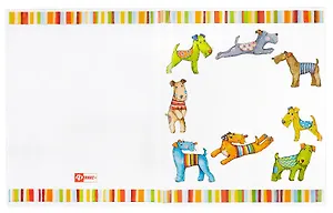 Обложки Феникс+ для тетрадей цв. (3шт. в наборе) СОБАЧКИ 40.5*21,8см, ПВХ, ПЭТ с европодвесом