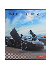 Тетрадь в клетку Unnika, "Суперкар", 48 листов, в ассортименте