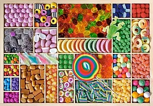 Пазл 1000 C-102723 Сладкая радуга (68х47см) (коробка) 2341696