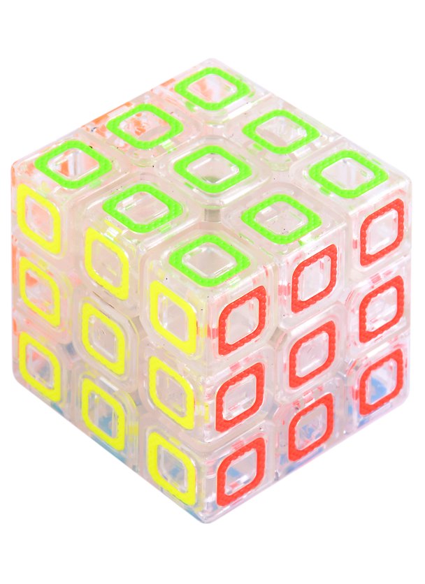 Головоломка 3х3, 5,5 см, прозрачная, Bookvalno 2885431 — 1