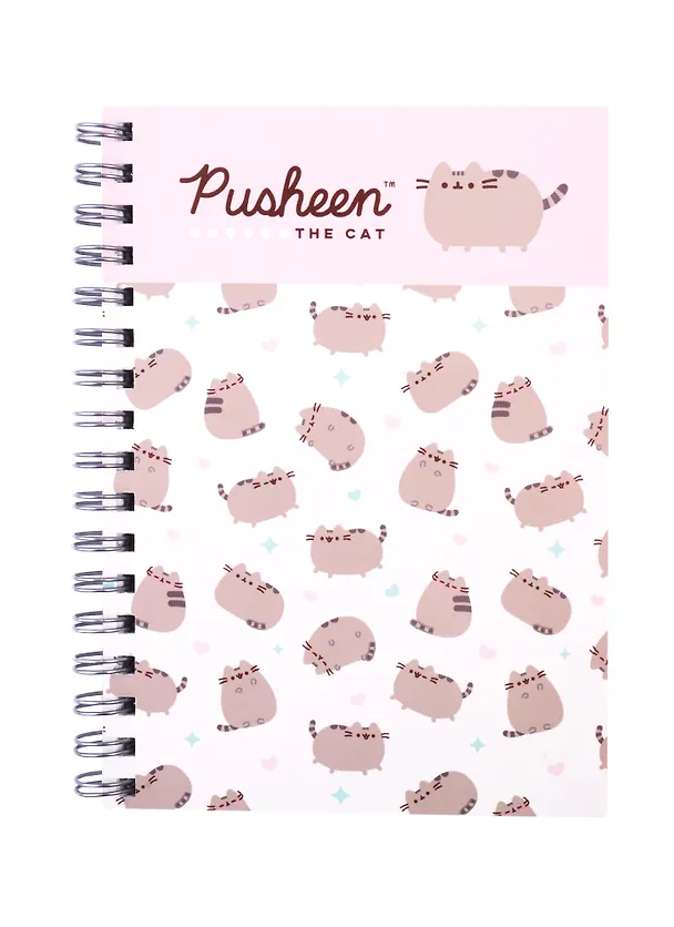 Записная книжка «Pusheen» А6, 80 листов в клетку, спираль, Academy Style, в ассортименте 256926 — 3
