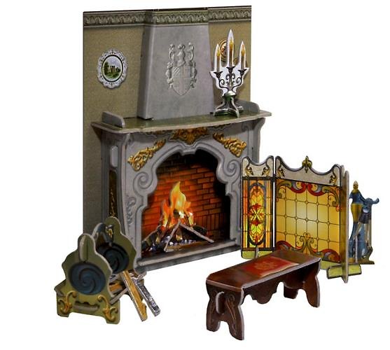 3D конструктор «Камин», Умная Бумага 2301663 — 1