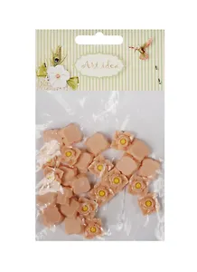 Цветок хризантема (В906) в пакете 25 шт,  бежевый (11-08631-65)