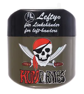Точилка «Lefty Pirat», 2 отверстия, Kum, для левшей, с контейнером