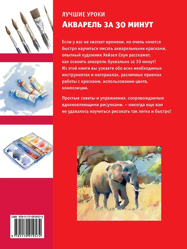 Книга Лучшие уроки. Акварель за 30 минут () — 2