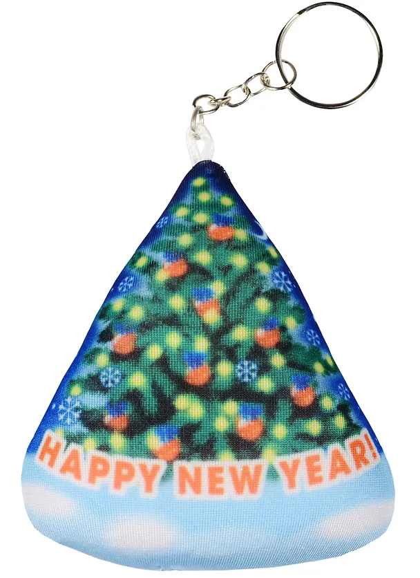 Брелок-антистресс "Happy New Year. Елка", 10 см 2552395 — 1