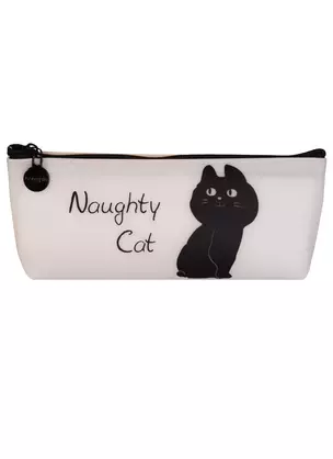 Пенал-косметичка "Naughty cat", силикон, ассорти — 239806 — 1