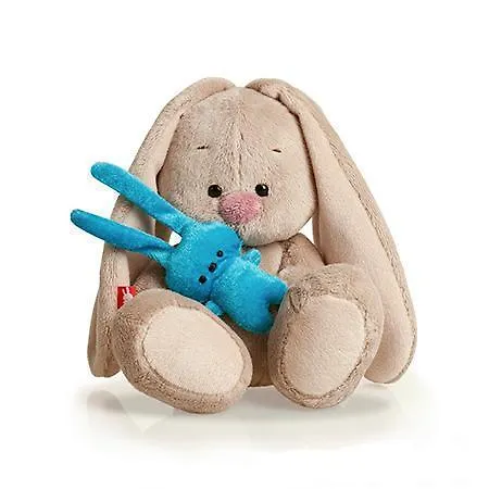 Мягкая игрушка Зайка Ми с бирюзовым зайкой (15 см) (SidXt25) 2394726 — 1
