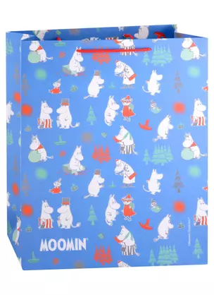 Пакет А4 32*26*12 MOOMIN "Муми семейство и друзья" дет., бум.мат.ламинат — 262990 — 1