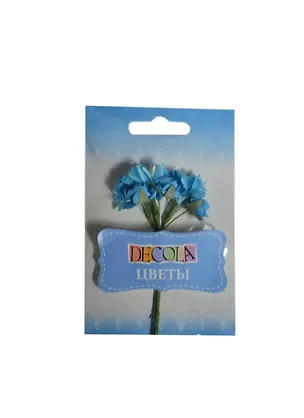 Decola Цветы из бумаги голубые (4088) (упаковка) 2353334
