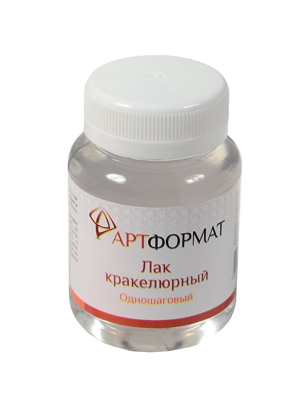 Лак кракелюрный(одношаговый) д/декупажа ARTформат п/э банка 100 мл 2513901 — 1