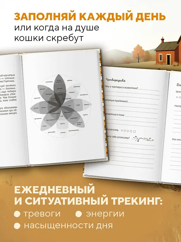 Ежедневник недатированный «Дневничок моего настроеньица и состояньица. 90 дней позитивненьких переменочек» А5, 96 листов, Эксмо 3136691 — 6