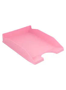 Лоток горизонтальный "Office, Pastel" пластиковый, розовый, ErichKrause