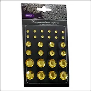 Декоративные стразы на самоклеющ. основе (14545) (ST-916G) (упаковка)