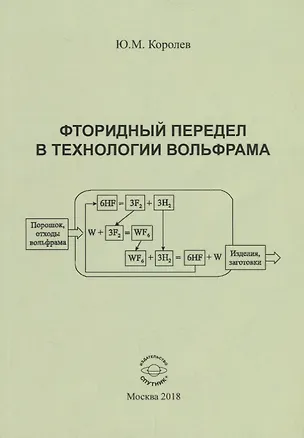 Книга Фторидный передел в технологии вольфрама. Монография (Юрий Королев)