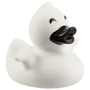 Игрушка для ванной, уточка резиновая FUNNY DUCKS "Уточка привидение" (1896)