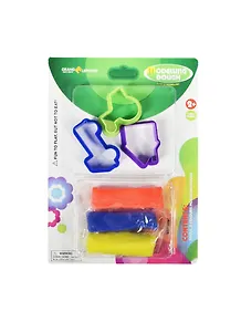 Тесто на раст. основе Ферма (19841) (OE-MDb/Fapm) (3цв.х28гр.+3 формочки) (набор для творч.) (2+) (блистер)