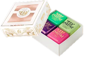 Конфеты пралине СЧАСТЬЕ, НАБОР №2, 4 шт., 200г