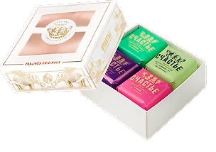 Конфеты пралине СЧАСТЬЕ, НАБОР №2, 4 шт., 200г 3130505