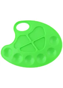 Палитра для смешивания красок "Неон", овальная