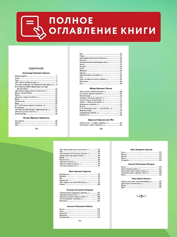 Книга "Я пришёл к тебе с приветом...". Стихи русских поэтов (ил. В. Канивца) (Афанасий Фет, Федор Тютчев, Александр Пушкин) — 9