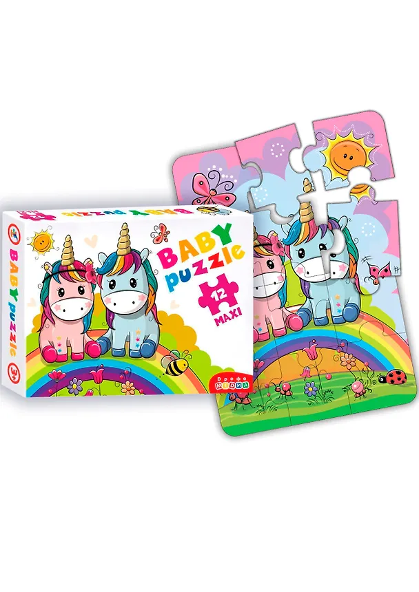 Пазл Дрофа-Медиа Baby Puzzle. Радужные единороги 2779458 — 7