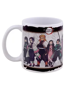 Кружка-хамелеон Demon Slayer все персонажи (керамика) (320 мл)