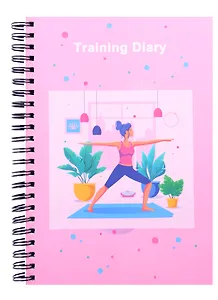 Дневник тренировок А5 96л "Training Diary №1" европисаль, мат.лам, офсет