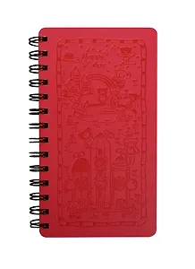 Блокнот с выдавленной розовой обложкой с цветными листами (003768) (Карамба)