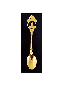 Ложка сувенирная Самара (чек.фигурн.вст.цв.золото) (116GBI-8-55-1)