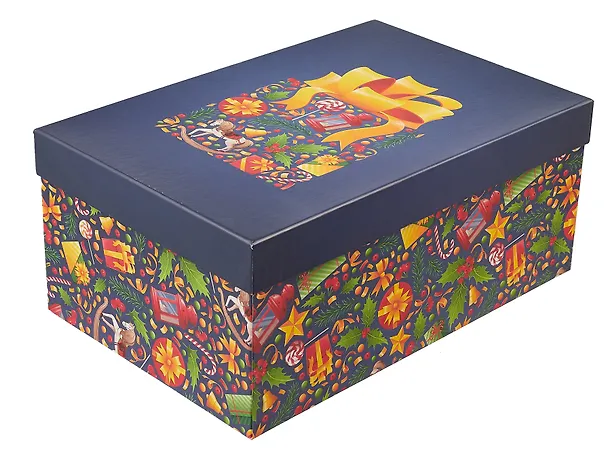 Коробка подарочная "НОВОГОДНЯЯ ИГРУШКА" 30.5*20*13см, Новый год, картон 3053509 — 3