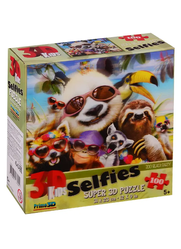 3D пазл «Селфи на пляже» 100 элементов, Prime 3D 2754273 — 1