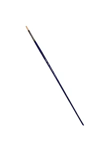 Кисть художественная Манеж, синтетика упругая, плоскоовальная, длинная ручка №1, Гамма