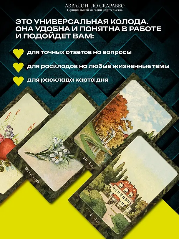 Книга Оракул ЛЕНОРМАН (36 карт) (Мария Ленорман) — 8