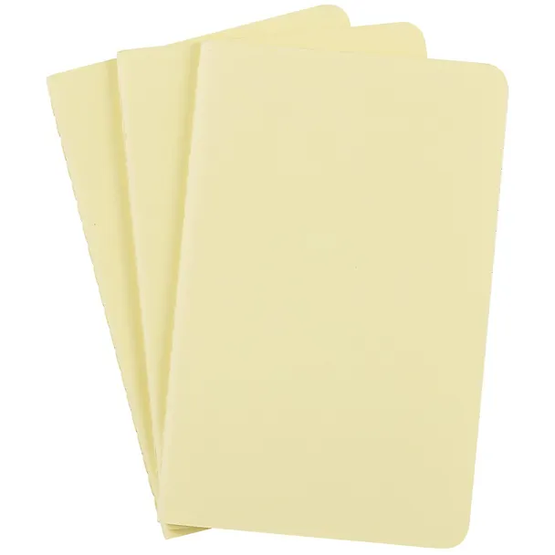 Записная книжка Moleskin Cahier Journal Pocket, 3 шт, нежно-жёлтая, 32 листа, А6 251287 — 3