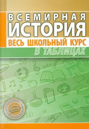Книга Всемирная история. Весь школьный курс в таблицах ()