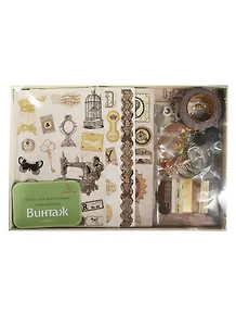 Набор для изготовления мини-альбома Винтаж (SCD004) (Рукоделие) (упаковка)