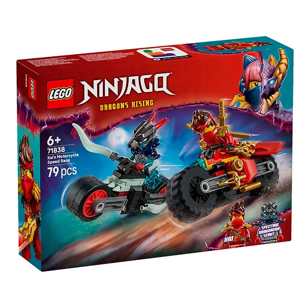 LEGO NINJAGO: Гонка Кая на мотоцикле, 79 деталей (71838) 3118479 — 2