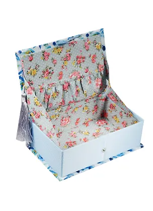 Шкатулка-книга с кисточкой текстиль Павлиньи перья (17х11х5) (40932) 2505050