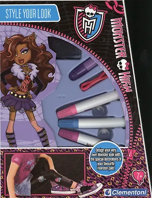 Clementoni Набор для творч. Monster High Будь стильным (61170) (7+) (коробка) 2378700