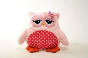 Игрушка мягкая, Совиные настроения, 45см, розовая 330714
